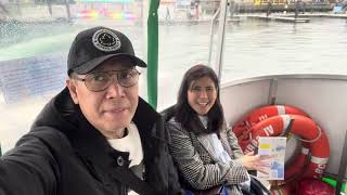 Riding Aquabus taxi around Granville island in Vancouver Canada 2024 [upl. by Bjorn179]