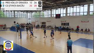 Turneu Promovare DivA1🏐Pro Volley Galati vs Știința Bacău [upl. by Auhsuj948]