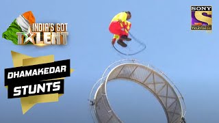 Carloss Dangerous Stunts Scared The Judges  Indias Got Talent Season 6  Dhamakedar Stunts [upl. by Reich]