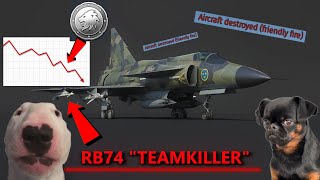 War Thunder 10 Sets of RB74 tomfoolery [upl. by Nnaylime]