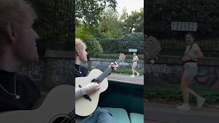 Surprise serenade for Ed Sheeran fan 😅😱 [upl. by Atsocal]