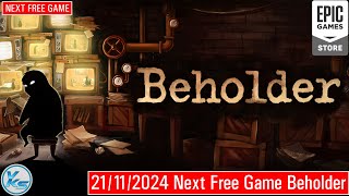 🔥 NEXT EPIC FREE GAME Beholder  Beholder FREE [upl. by Adiaroz]