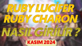 2024 KASIM RUBY LUCİFER RUBY CHARON GİRİŞ YÖNTEMİ metin2 onyx bazalt [upl. by Adis]