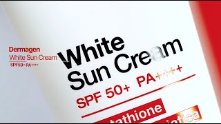 DERMAGEN WHITE SUN CREAM [upl. by Nauh]