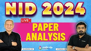 NID 2024 Paper Analysis  Exam Paper Analysis amp Difficulty Level  Comprehensive Question Solutions [upl. by Yelsa375]