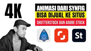 Caraku Menjual Animasi Dari Synfig ke Shutterstock dan AdobeStock [upl. by Eellah481]