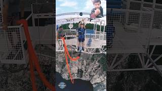 We Challenged Him NOT to Scream on a 200ft JUMP bungeejumping usa america dc baltimore [upl. by Orban]