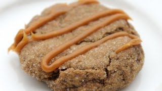 HOW TO MAKE CARAMEL GINGER MOLASSES COOKIES [upl. by Halle928]