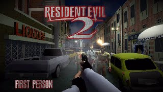 Resident Evil 2 First Person  PS1 Style PC Playthrough [upl. by Notsyrb876]