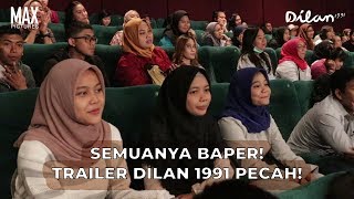 Ekspresi Penonton Saat Tonton Trailer Dilan 1991 [upl. by Eeslehc965]