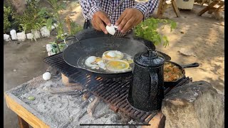 Si tienes aros de cebolla prepara este desayuno con blanquillos [upl. by Ahter]