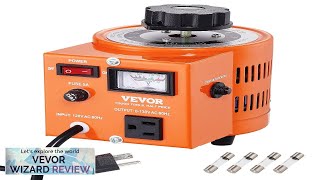 VEVOR 500VA Auto Variable Voltage Transformer 384 Amp 110V Input 0130V Output Review [upl. by Stanley]