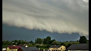 Potężna burza na Kujawach 24 maja 2014 Mogilno [upl. by Elijah]