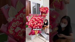 Buket Angpao 🧧 florist buketangpao angpao moneybouquet buketuang [upl. by Assirral]