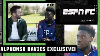 Alphonso Davies FULL INTERVIEW UCL disaster Canada inspiration amp Der Klassiker 🔴 🔵  ESPN FC [upl. by Bouchard]