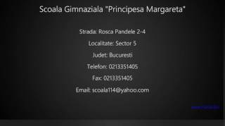 Scoala Gimnaziala quotPrincipesa Margaretaquot Sector 5 [upl. by Melar]