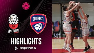 Ameghino Basket 6062 Quimsa  Liga Femenina 2024 [upl. by Ahsinom]