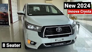 Toyota Innova crysta 2024 Model  New Innova Crysta 2024  Price Specification Details Review [upl. by Anos]