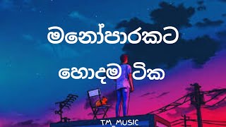 Manoparakata මනෝපාරකට  තනියම අහන්න සුපිරිම සිංදු  New Song Collection [upl. by Mor812]