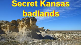 Secret Kansas badlands Little Jerusalem Badlands State Park  Grand Opening [upl. by Airotkciv]