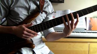 Bass Finger Strengthening Exercises No1 [upl. by Nohsal]