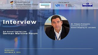 2023 3rd Annual Capital Link German Maritime Forum  Interview with Mr Filippos Prokopakis [upl. by Niassuh]