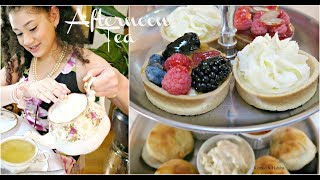 AFTERNOON TEA PARTY  HOW TO DIY ETIQUETTE LESSON FOR AMERICAN TEENS [upl. by Adlih558]