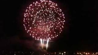 4th of July Fireworks from the Navesink River in Red Bank NJ [upl. by Jaquiss]