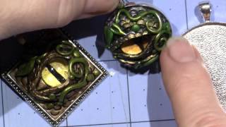 Dragon Eyes with Polymer Clay [upl. by Dyoll404]