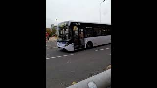 First Lanarkshire Enviro 200mmc SK68LZB departing Buchanan station on route 240 to Overtown [upl. by Tubb]