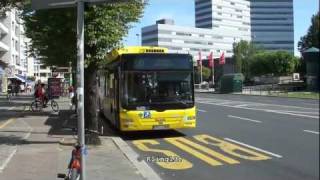 MAN Wasserstoffbus 1488 der BVG Berlin fährt ab am TheodorHeussPlatz HD [upl. by Fachan]