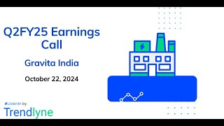 Gravita India Earnings Call for Q2FY25 [upl. by Singh]