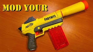 Nerf Fortnite SPL Shhh Mod  Extending the magazine capacity [upl. by Bravar]