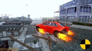 GTA 4 CRASH TESTING REAL CAR 448 [upl. by Meeka917]