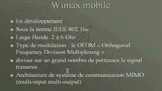 presentation Wimax [upl. by Hamlet]