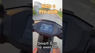 atherelectricscooter RiztaS Smart Eco Top Speed Test Rizta S Pro Pack [upl. by Asyral]