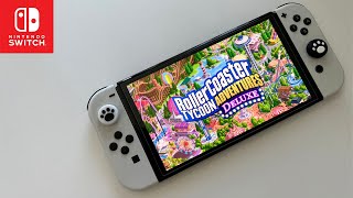 Rollercoaster Tycoon Adventures Deluxe Nintendo Switch OLED Gameplay [upl. by Ennaecarg]