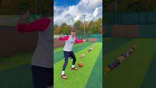 MULTI BALL SKILL BATTLE ⚽️🤯❓ [upl. by Oslec]