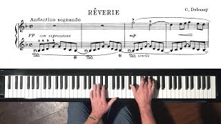 Debussy “Rêverie” take 3 Paul Barton FEURICH 218 piano [upl. by Rhine]