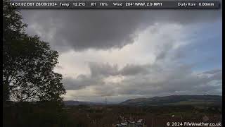 28 September 2024  Lochgelly WeatherCam Timelapse [upl. by Caye257]