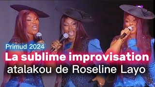 La magnifique improvisation de Roseline Layo au PRIMUD 2024 [upl. by Aivartal]