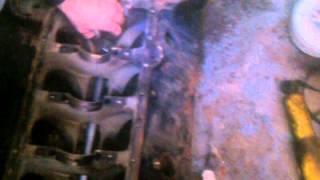 57L Chevrolet Cam Bearing Removal [upl. by Enneira]