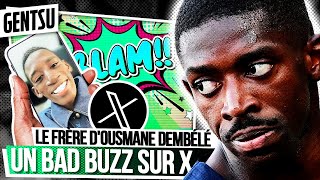 Le frère dOusmane Dembélé fait un bad buzz sur X 🤯 [upl. by Azila]