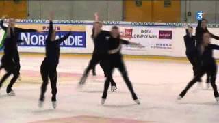 French Cup  les patineuses russes des Paradise et aussi les bénévoles [upl. by Neelloj]