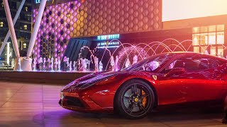 Driving The Ferrari 458 Speciale INSIDE Dubai Mall [upl. by Taran]