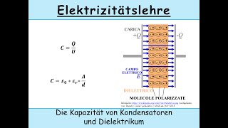 Kapazität von Kondensatoren und das Dielektrikum [upl. by Greenberg]