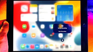 How To Screen Record on 2021 iPad 9  Full Tutorial [upl. by Erica407]