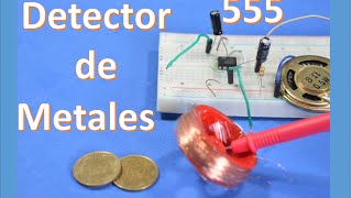 ✅ Detector de Metales Fácil de Hacer con 555 [upl. by Ivan59]