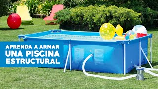 Cómo armar una piscina estructural [upl. by Griswold]