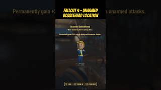 Unarmed Bobblehead Location  Fallout 4 fallout fallout4 [upl. by Aramenta704]